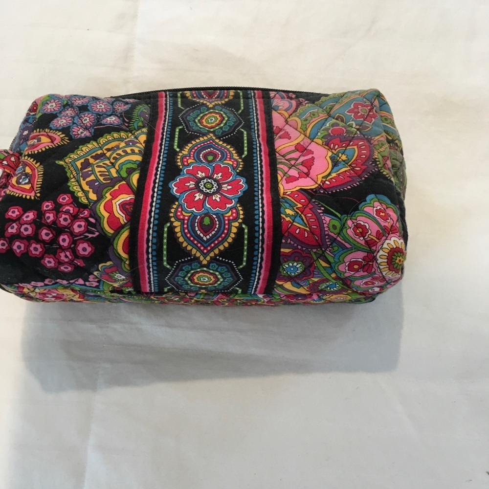 Vera Bradley cosmetics bag.